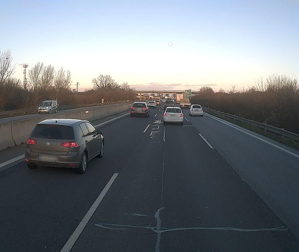 Example of video frame from D1 highway in normal light.